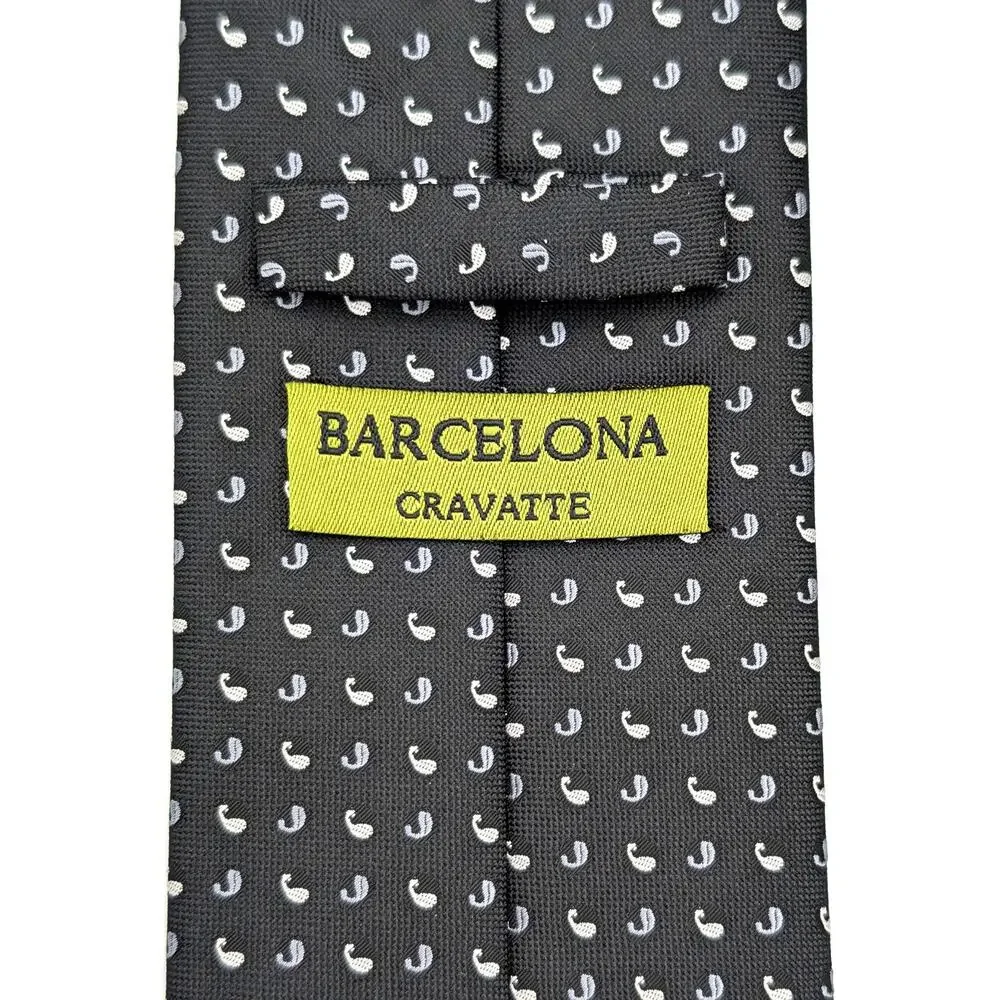Barcelona Cravatte Microfiber Tie Wrinkle Resistant Corporate Urban Minimalist